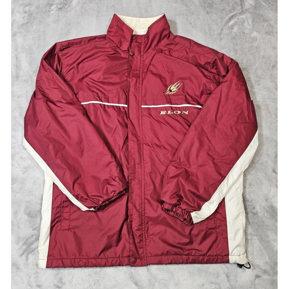 Vintage Elon University Line Track Jacket Men's Size Medium
